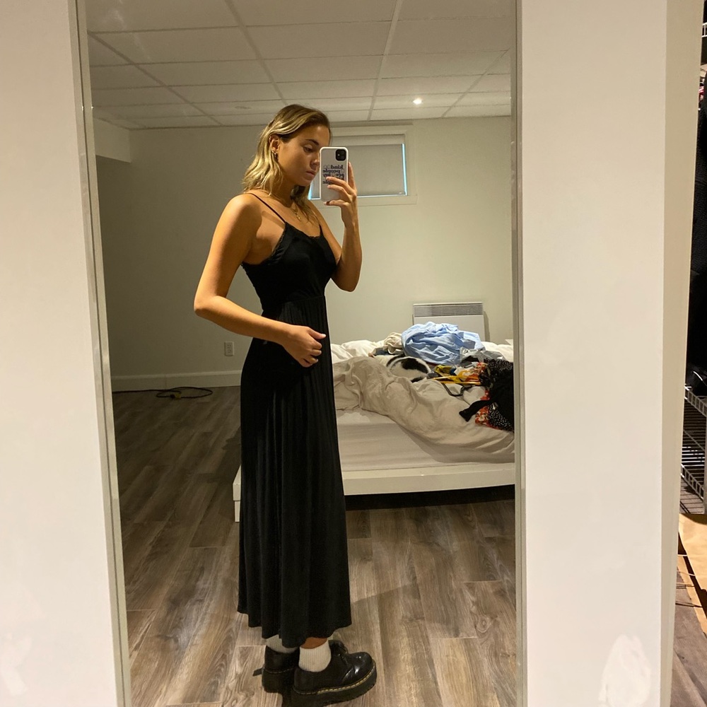 Brandy Melville maxi dress + kimono